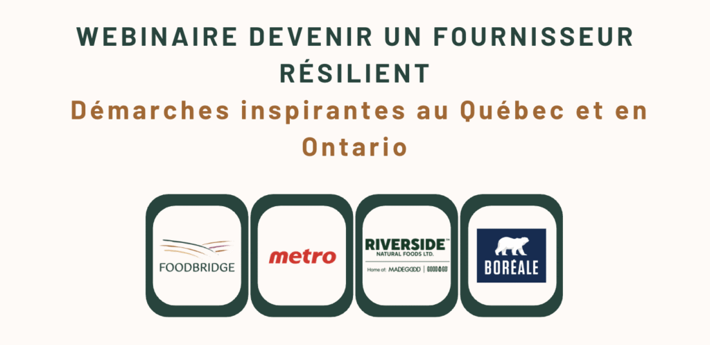 Qu’est-ce qu’un « fournisseur résilient » dans le système alimentaire canadien ?